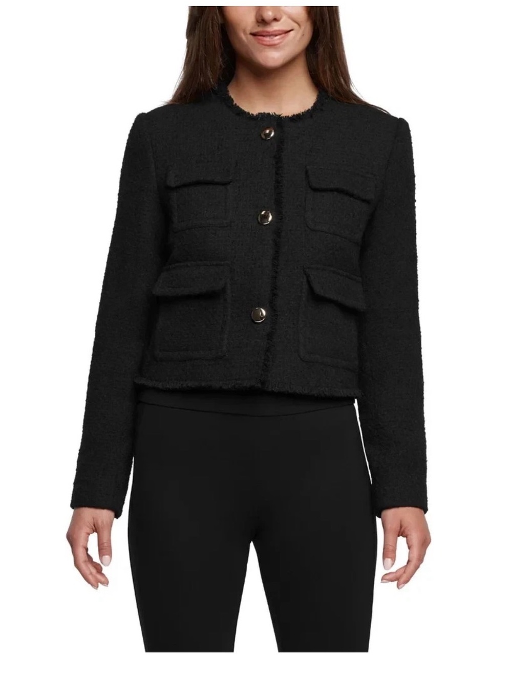 Express Women's Boucle Blazer